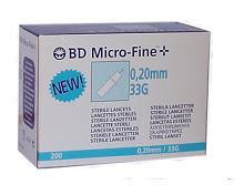 B-D Microfine lancets 33G