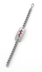 Medi-Tag Medical Tags Stainless Steel Bracelet
