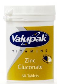 Zinc Gluconate 15mg 60