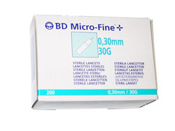 B-D Microfine lancets 30G