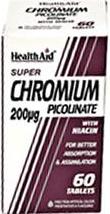 Health Aid Chromium Picolinate 200ug 60